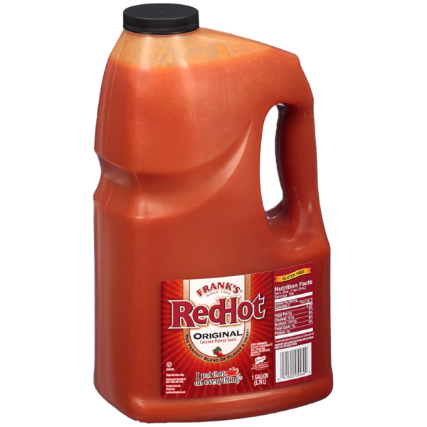 Franks Hot Sauce 4×3.78L We Supply Food Ltd